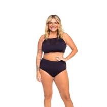 Conjunto hot pant cropped preto Conjunto hot pant cropped preto