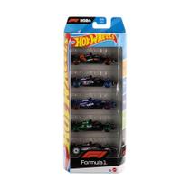 Conjunto Hot Wheels 5 Carrinhos Formula 1 - 1:64 MATTEL Conjunto Hot Wheels 5 Carrinhos Formula 1 - 1:64 MATTEL