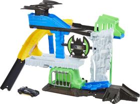 Conjunto Hot Wheels DC Batcave com Batman - Carros e Pistas 1:64 Conjunto Hot Wheels DC Batcave com Batman - Carros e Pistas 1:64