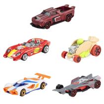 Conjunto Hot Wheels de 5 carros de brinquedo fundidos sob pressão em escala 1:64 Conjunto Hot Wheels de 5 carros de brinquedo fundidos sob pressão em escala 1:64