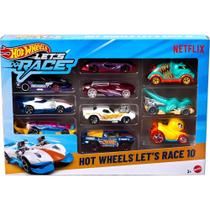 Conjunto Hot Wheels - Let's Race 10 - 1:64 - Mattel