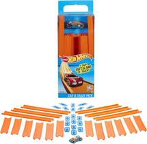 Conjunto Hot Wheels Track Builder - 37 Peças e Carro de Brinquedo