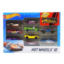 Conjunto HotWheels - Pacote com 10 Carros - Sortidos MATTEL