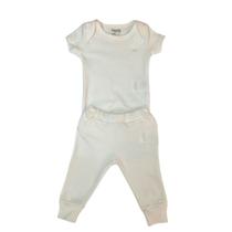Conjunto Hug Body Curto Calça Culote Off White