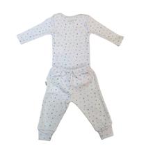 Conjunto Hug Body Manga Longa Calça Culote Dragão Branco