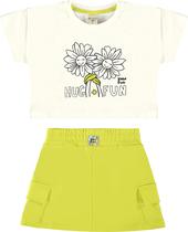 Conjunto Hug Fun Meia Malha/Molecotton Have Fun Conjunto Hug Fun Meia Malha/Molecotton Have Fun