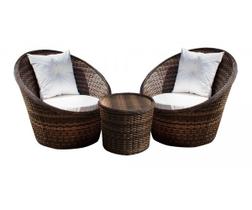 Conjunto Ibiza - 2 poltronas + 1 mesa redonda