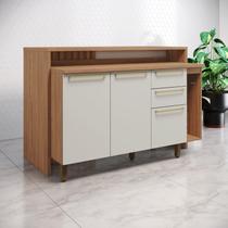 Conjunto Ilha Gourmet 2 Portas 2 Gavetas Connect