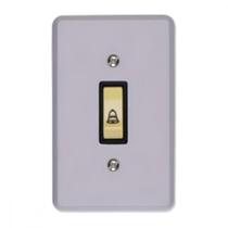 Conjunto Ilumi Cinza Com Placa 1 Tecla Campainha - 1313