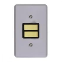 Conjunto Ilumi Cinza Com Placa 2 Simples - 1318