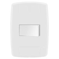 conjunto ilumi lev modular com placa 1 simples