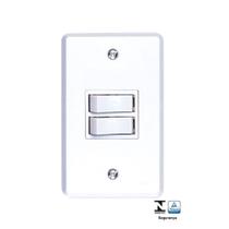 Conjunto ilumi pratika com placa 1 simples + 1 pararelo 1923