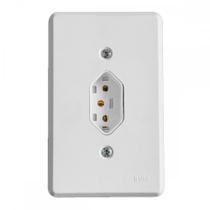 Conjunto Ilumi Pratika Com Placa 1 Tomada 2P+T. 10A. - 19140