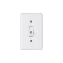 Conjunto Ilumi Stylus 4X2 Branco Com Placa (1Campainha) 2013