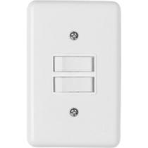 Conjunto Ilumi Stylus 4X2 Branco Com Placa (2Paralelo) 2024