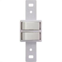 Conjunto Ilumi Stylus 4X2 Branco Sem Placa (2Simples) 20180