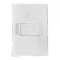 Conjunto Ilumi Vivaz Branco Com Placa 1 Simples 10A. - 7817