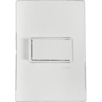 Conjunto Ilumi Vivaz Branco Com Placa 1 Simples 10A. - 7817 Conjunto Ilumi Vivaz Branco Com Placa 1 Simples 10A. - 7817