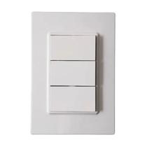 Conjunto Ilumi Vivaz Com 3 Postos E 3 Interruptores Simples Conjunto Ilumi Vivaz Com 3 Postos E 3 Interruptores Simples