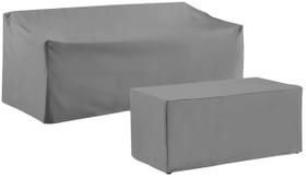 Conjunto impermeável de 2 peças para capas de móveis de pátio Crosley Furniture