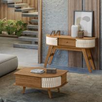 Conjunto Indianápolis Aparador e Mesa de Centro Decorativo p/ Sala de Estar, Sala, Recepção Pratikza Conjunto Indianápolis Aparador e Mesa de Centro Decorativo p/ Sala de Estar, Sala, Recepção Pratikza