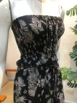 Conjunto indiano preto floral-blessedscs-m