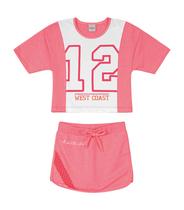 Conjunto Inf Feminino Blusa e Short Saia Rovitex 6 ao 16 Conjunto Inf Feminino Blusa e Short Saia Rovitex 6 ao 16