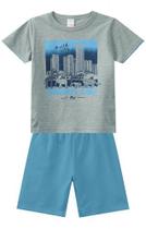 Conjunto Inf Masculino Camiseta + Bermuda Marisol 4 ao 16