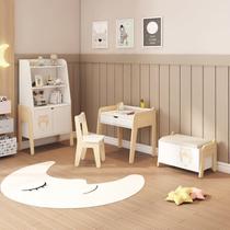 Conjunto Infantil 1 Estante 1 Mesa 1 Cadeira e Baú Corujinha Casatema MadeiraOriginals Conjunto Infantil 1 Estante 1 Mesa 1 Cadeira e Baú Corujinha Casatema MadeiraOriginals