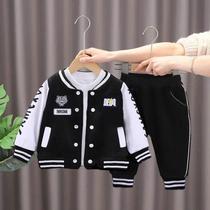 Conjunto Infantil 2 Peças - Terno Esportivo com Tigre - Primavera/Outono Conjunto Infantil 2 Peças - Terno Esportivo com Tigre - Primavera/Outono