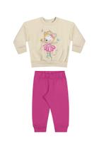 Conjunto infantil 2pçs manga longa elian coração - 211349
