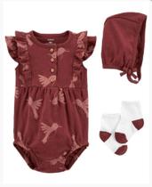 Conjunto Infantil 3 Peças (Menina ) Marrom