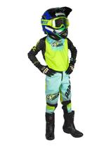 Conjunto Infantil Amx Classic Silver Camisa Calça Trilha Motocross Conjunto Infantil Amx Classic Silver Camisa Calça Trilha Motocross