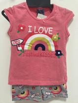 Conjunto infantil arco íris