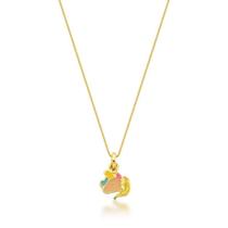 Conjunto infantil argola e colar unicornio Conjunto infantil argola e colar unicornio