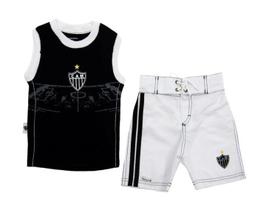 Conjunto Infantil Atlético MG Regata Board Oficial-a Conjunto Infantil Atlético MG Regata Board Oficial-a
