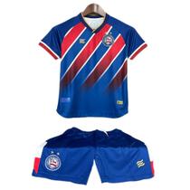 Conjunto Infantil Bahia 24/25 Tricolor Esquadrão