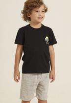Conjunto Infantil Banana Danger Camiseta Preta Conjunto Infantil Banana Danger Camiseta Preta
