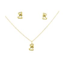 Conjunto Infantil - Banhado em ouro 18k