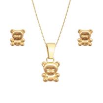 Conjunto Infantil - Banhado em ouro 18k