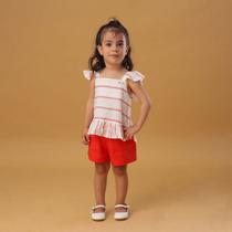 Conjunto Infantil Bata e shorts Olinda Brunisa 174