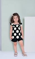 Conjunto Infantil Bata + Shorts Milon 14938 Conjunto Infantil Bata + Shorts Milon 14938