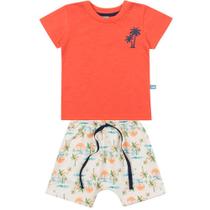 Conjunto Infantil Beach Coral Conjunto Infantil Beach Coral