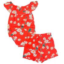 Conjunto Infantil Bebê Menina Body Ciganinha E Short Frufru