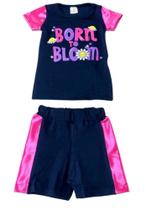 Conjunto Infantil Bebê Menina Estampado E Efeito Holográfico Conjunto Infantil Bebê Menina Estampado E Efeito Holográfico