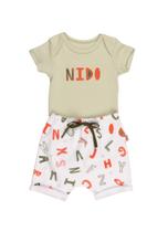 Conjunto Infantil Bebe P ao GG Minimalista Conjunto Infantil Bebe P ao GG Minimalista