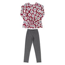 Conjunto Infantil Bee Loop Floral Blusa + Calça Feminino