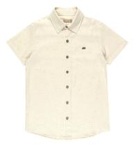 Conjunto Infantil Bermuda e Camisa Off White - Lamon