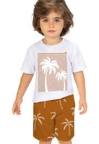 Conjunto Infantil Bermuda Estampado Milon Conjunto Infantil Bermuda Estampado Milon