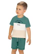 Conjunto Infantil Bermuda Estampado Milon